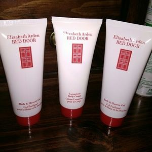 Body lotion. Shower gel